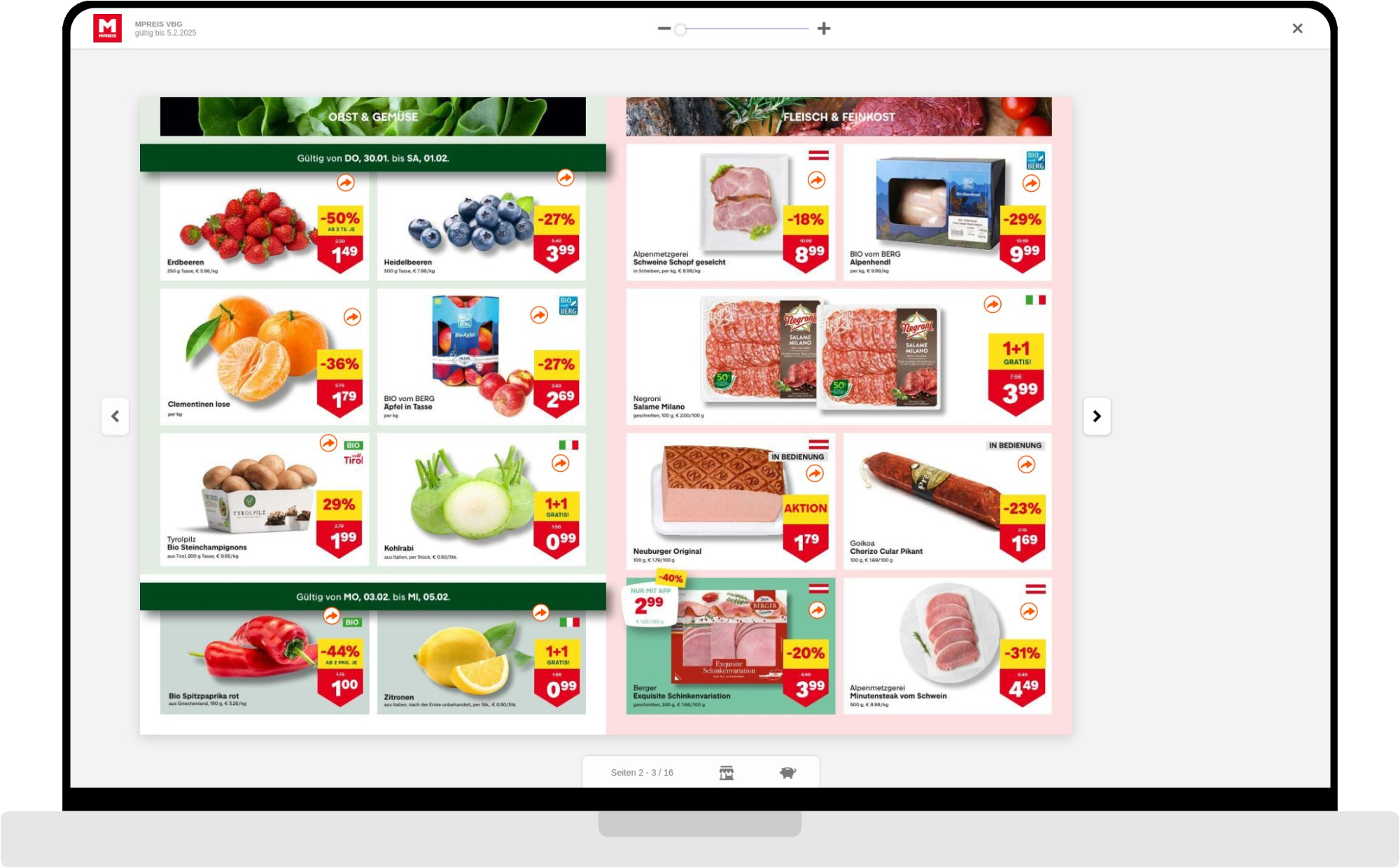 desktop screenshot of Leaflet &amp; Promotions on big scale