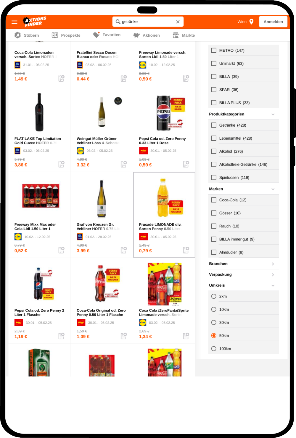 tablet_portrait screenshot of Leaflet &amp; Promotions on big scale