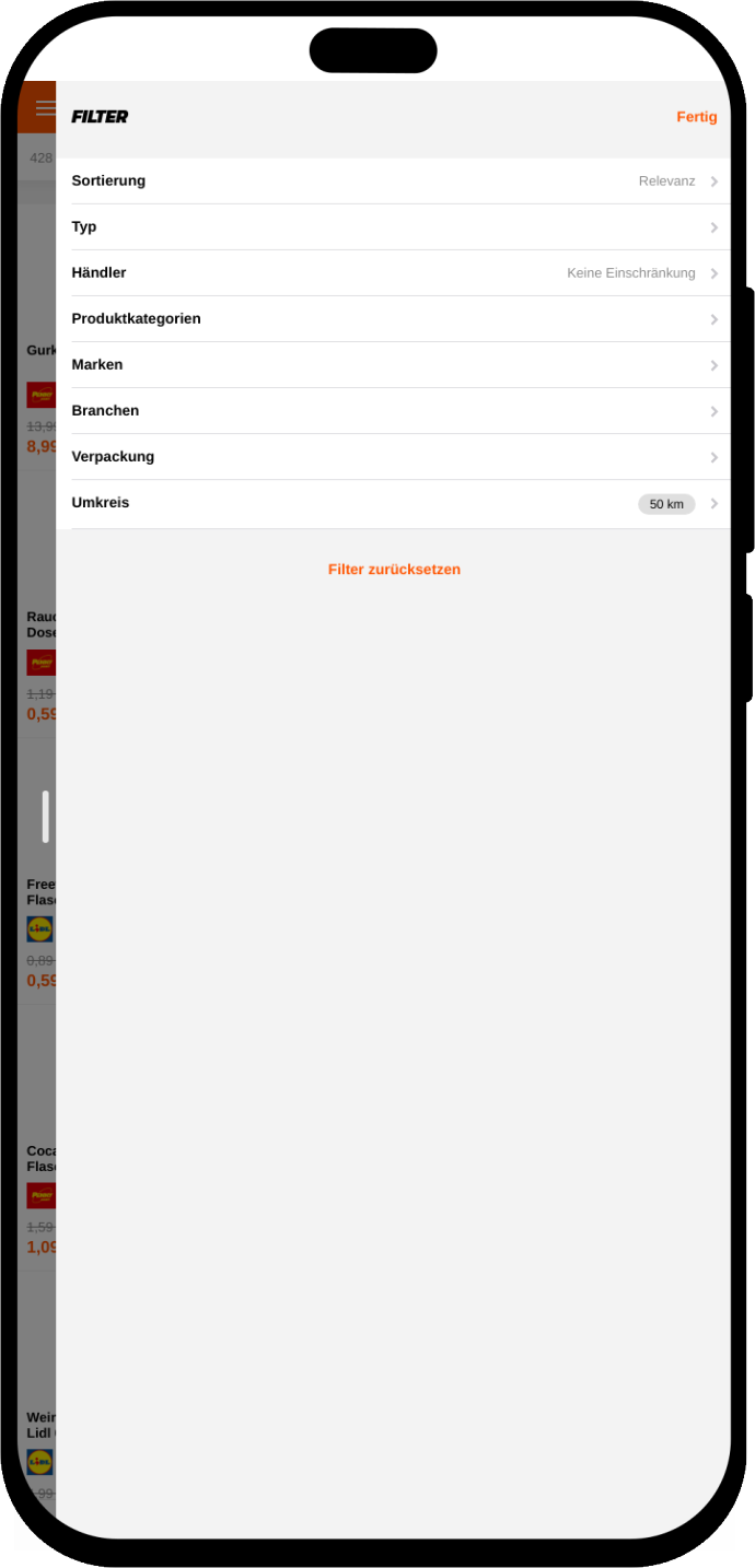 mobile screenshot of Leaflet &amp; Promotions on big scale