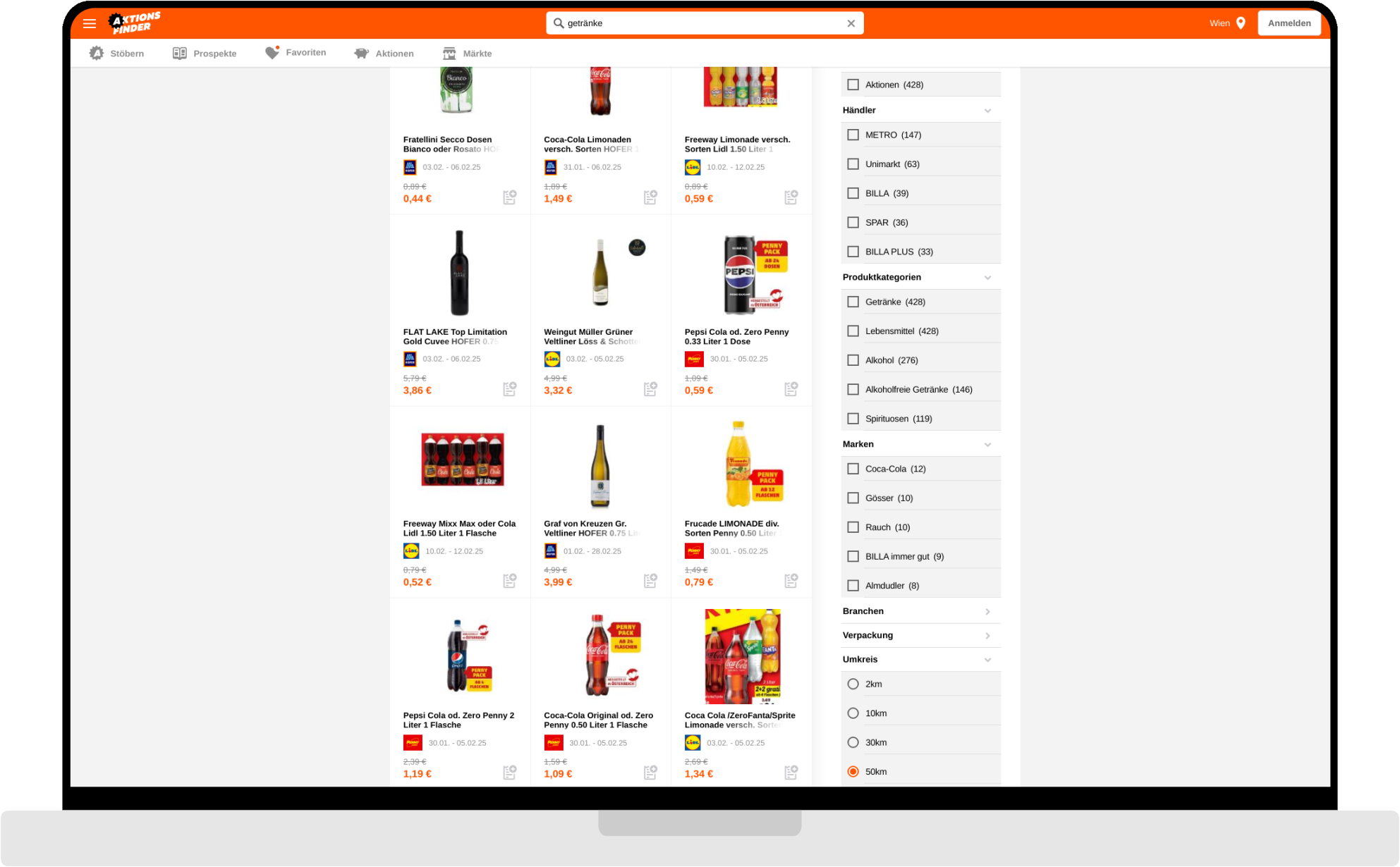 desktop screenshot of Leaflet &amp; Promotions on big scale