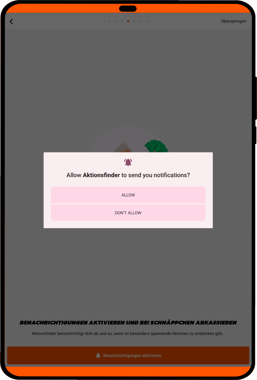 tablet_portrait screenshot of Leaflets &amp; Promotion App