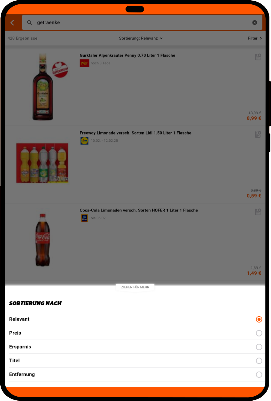 tablet_portrait screenshot of Leaflets &amp; Promotion App
