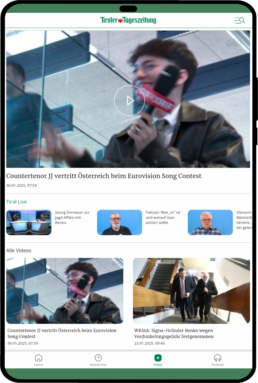 tablet_portrait screenshot of Newspaper App