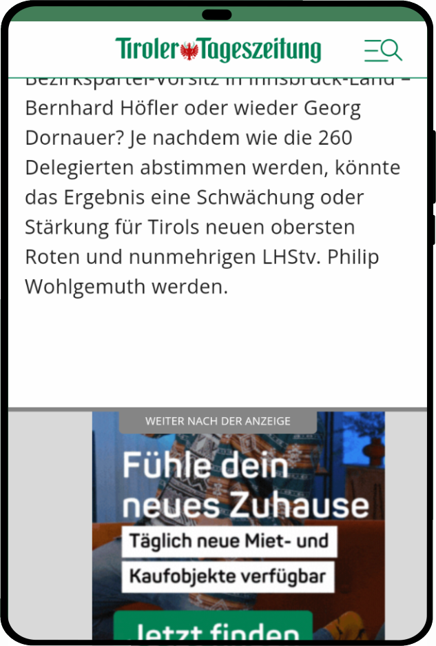 tablet_portrait screenshot of Newspaper App