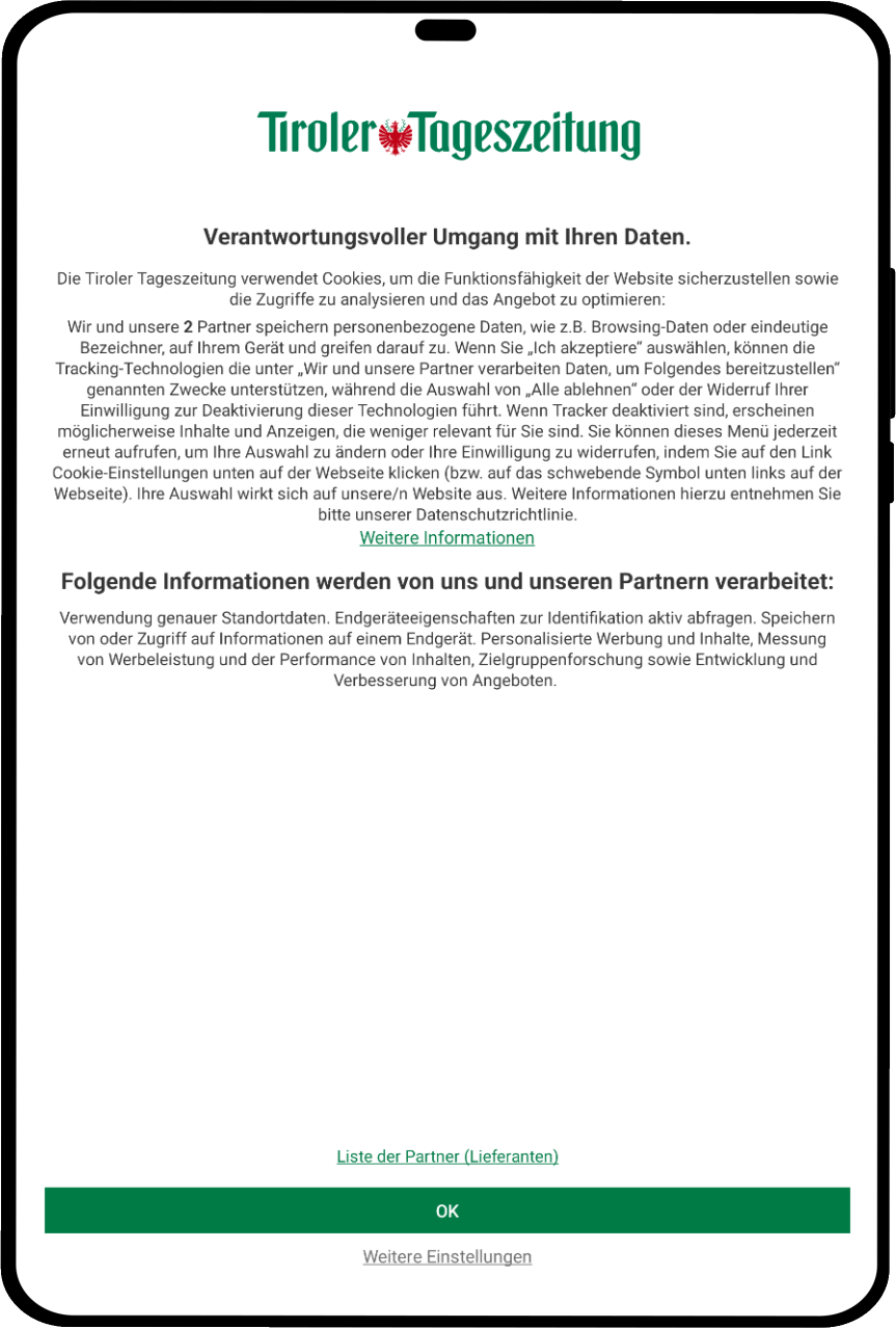 tablet_portrait screenshot of Newspaper App