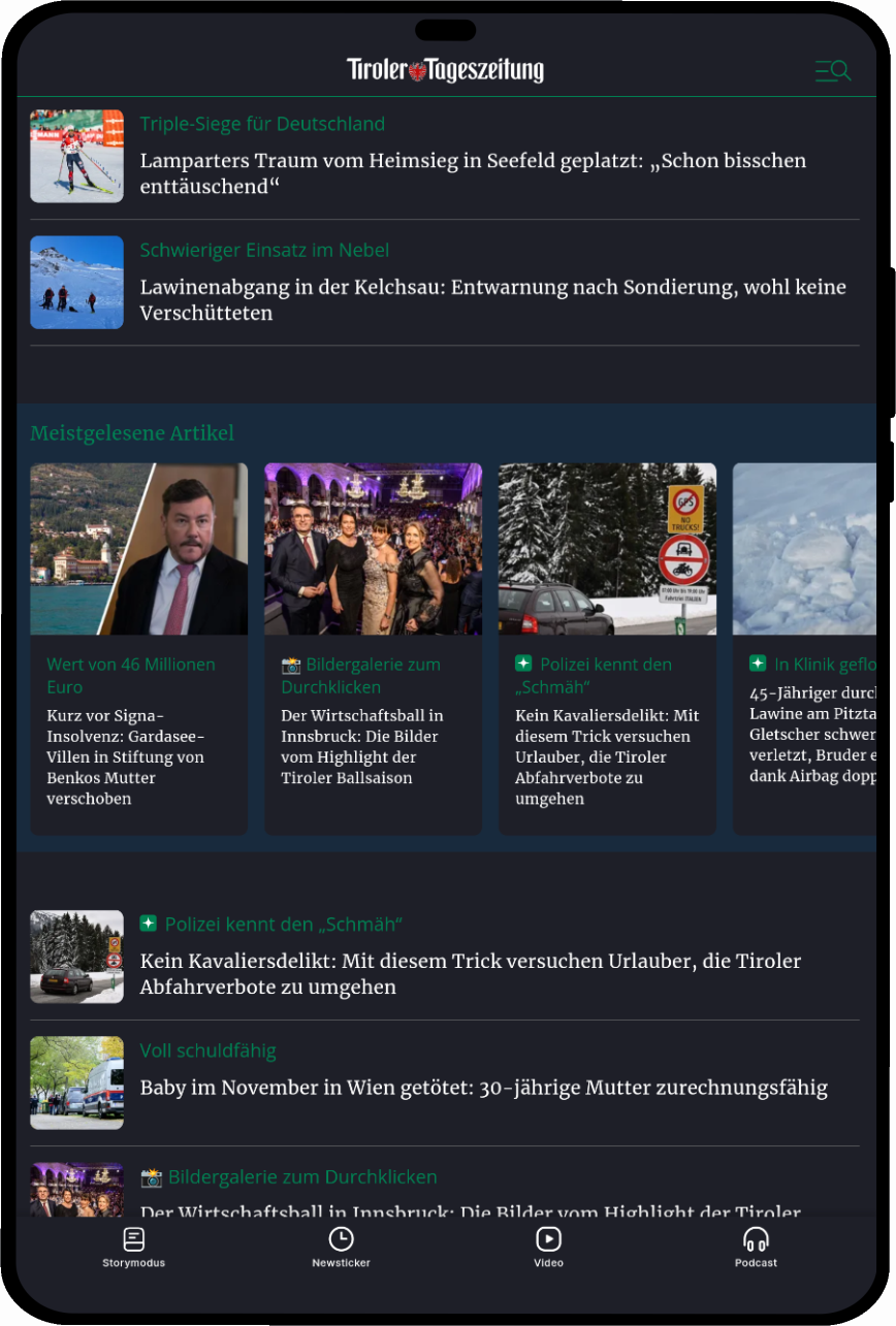 tablet_portrait screenshot of Newspaper App