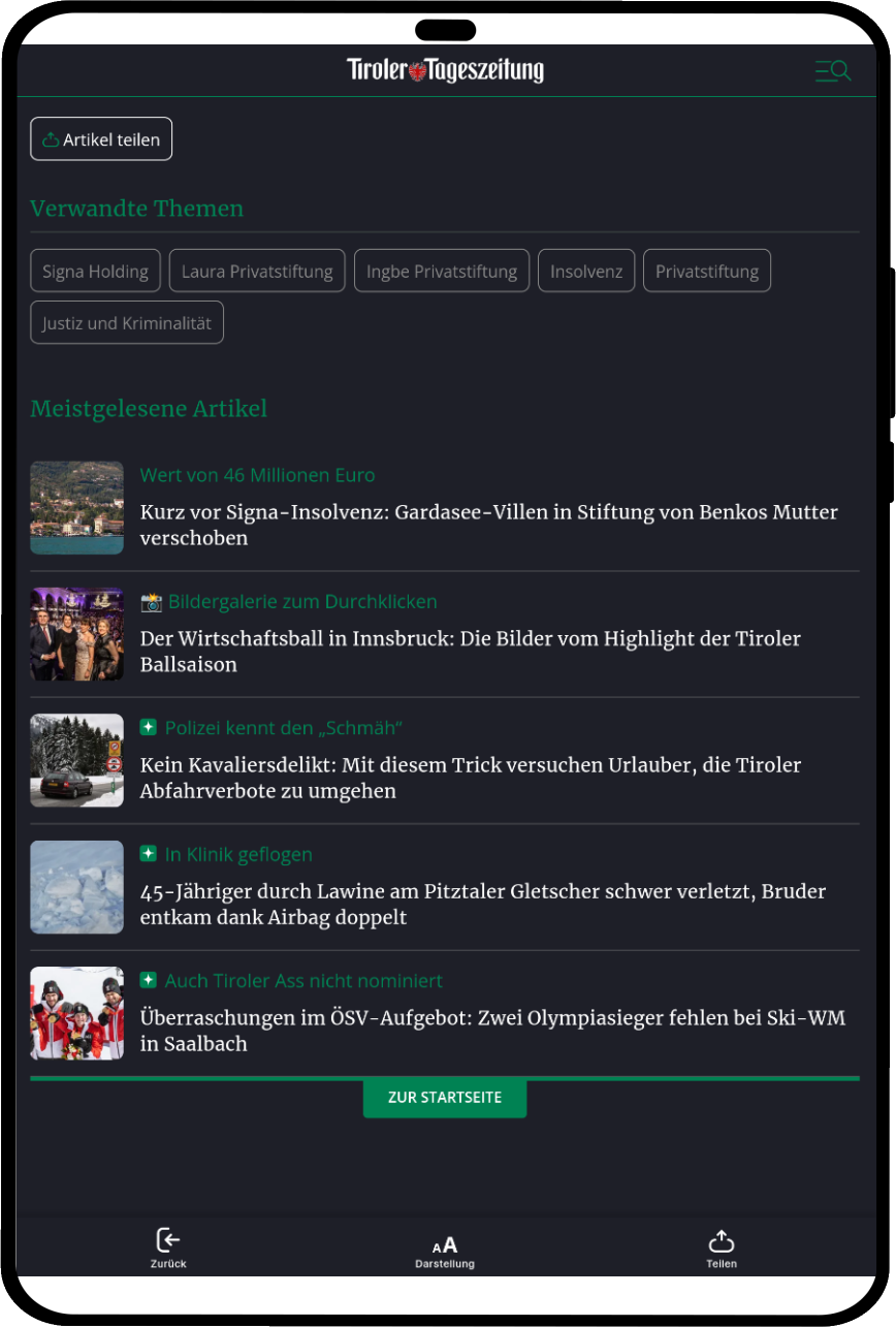 tablet_portrait screenshot of Newspaper App
