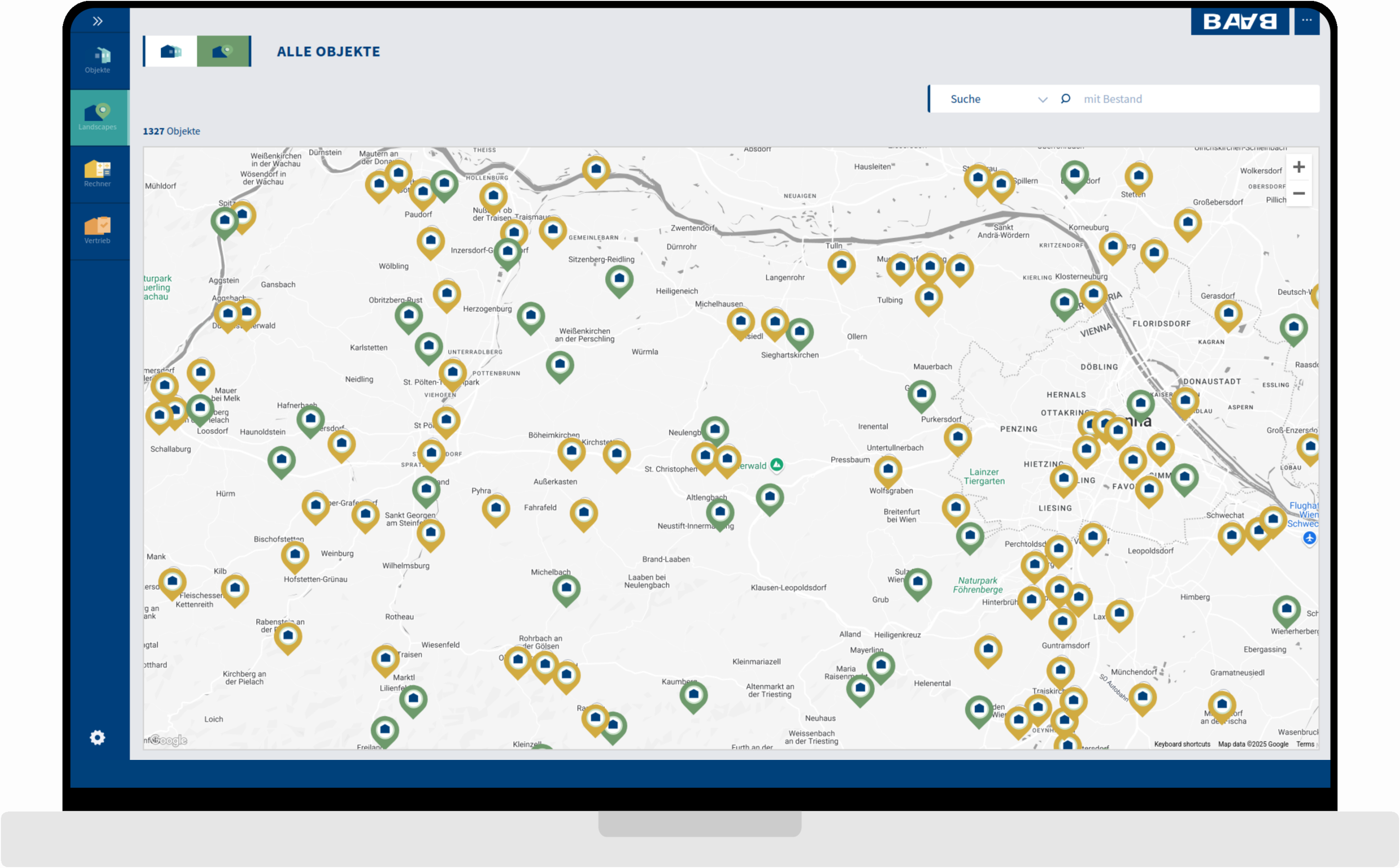 desktop screenshot of Data Management Platform