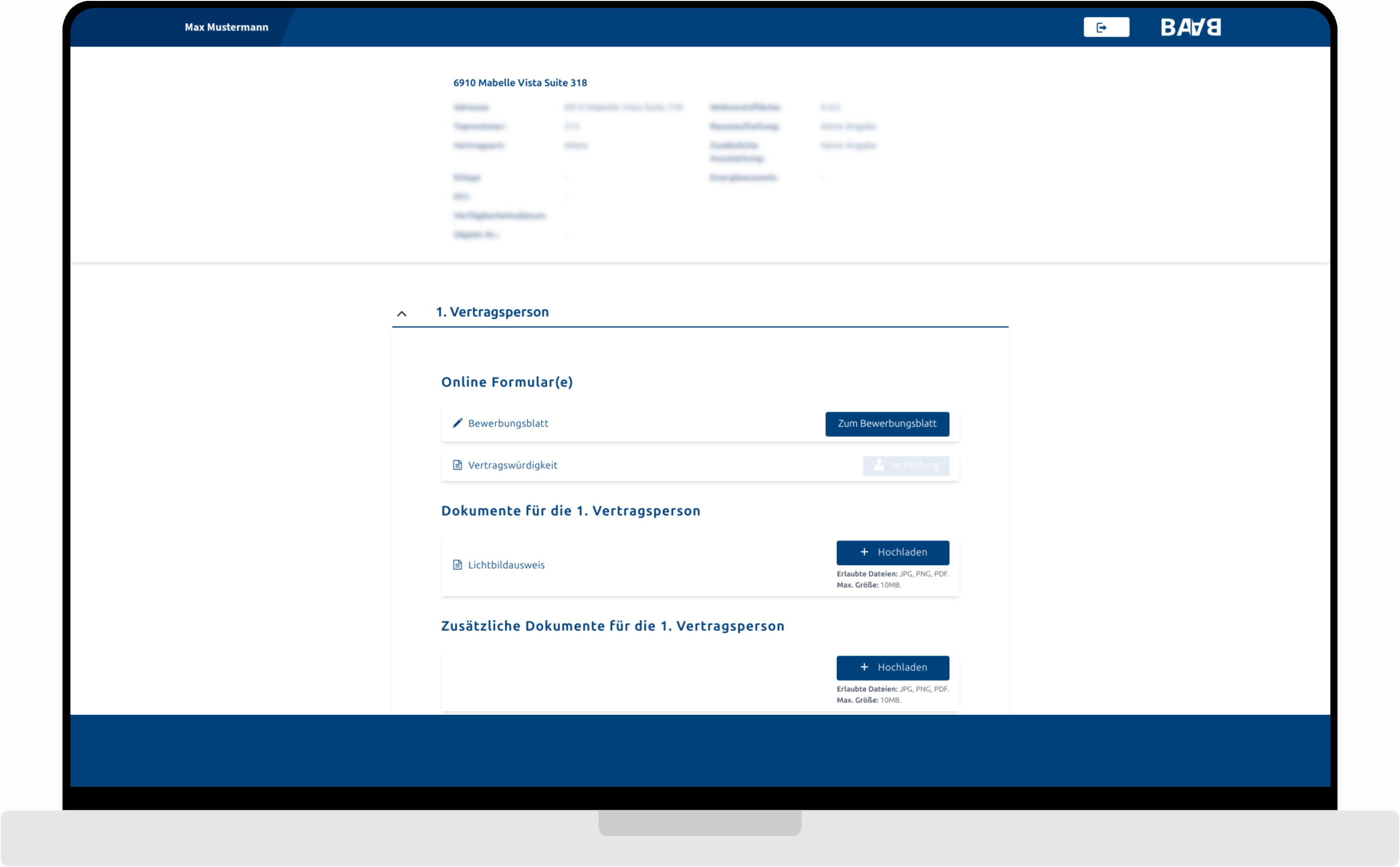 desktop screenshot of Data Management Platform