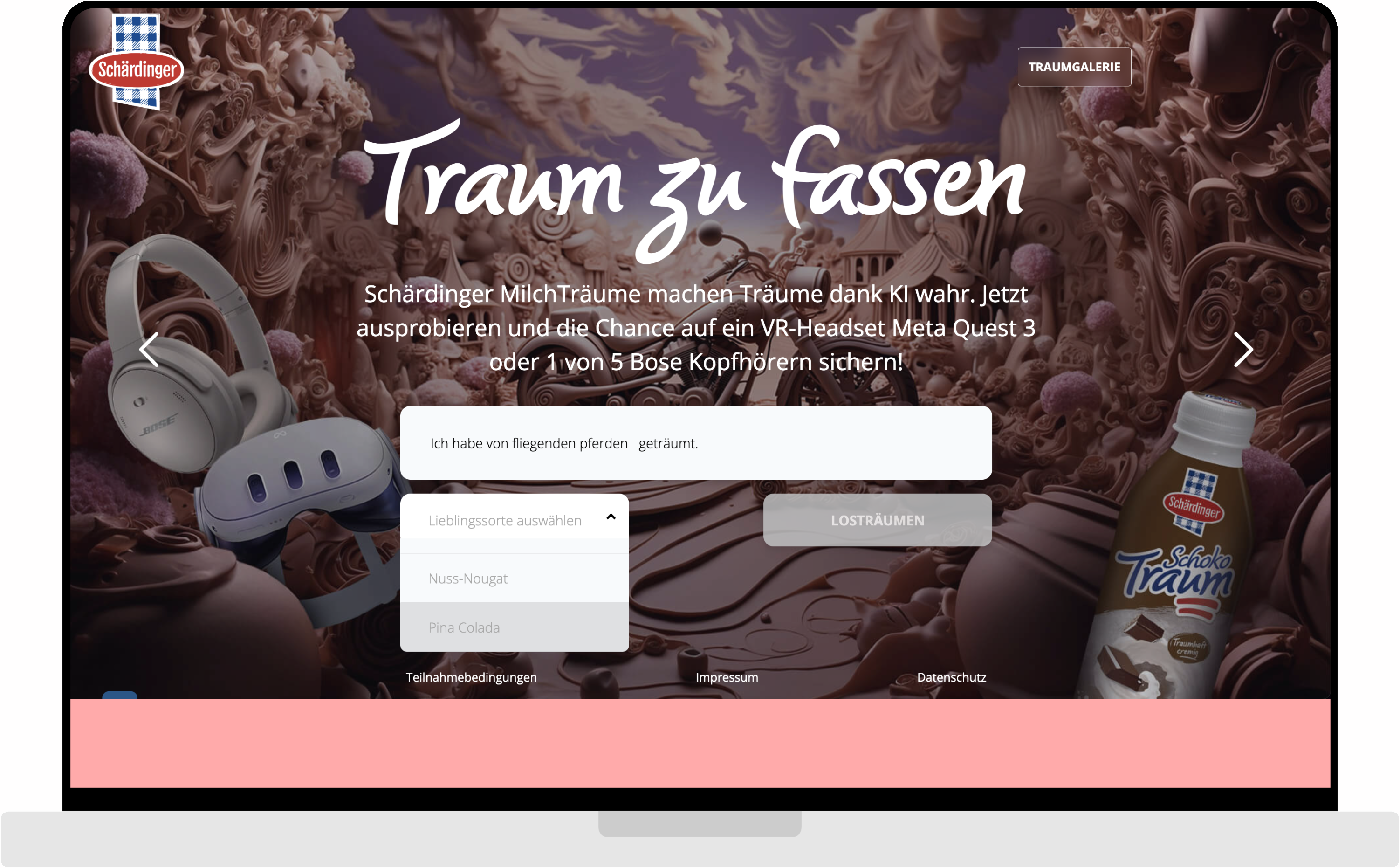 desktop screenshot of AI Dream Image Generator
