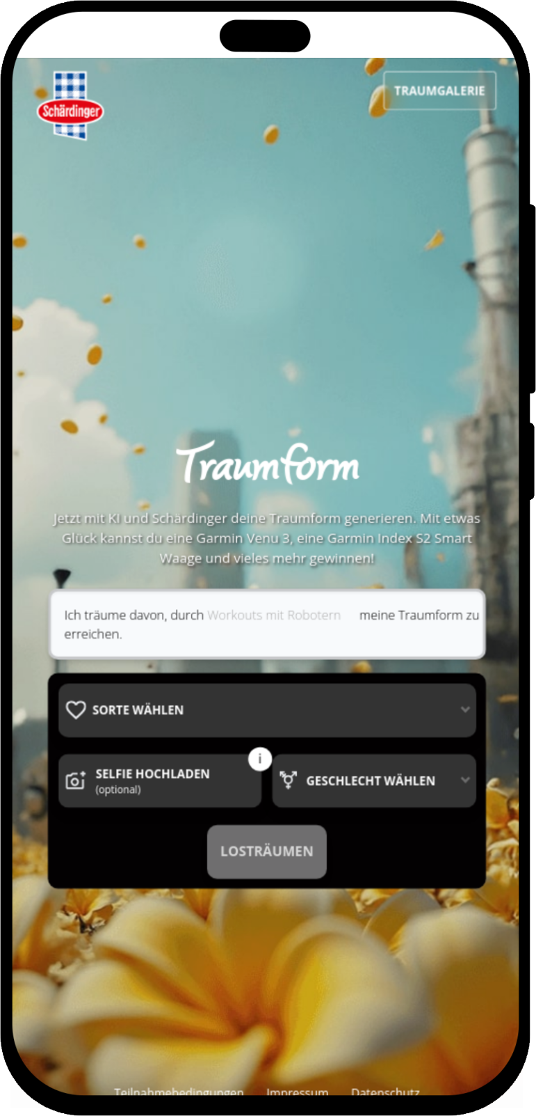 mobile screenshot of Snapshot to Dream Body: A Smart AI Experience