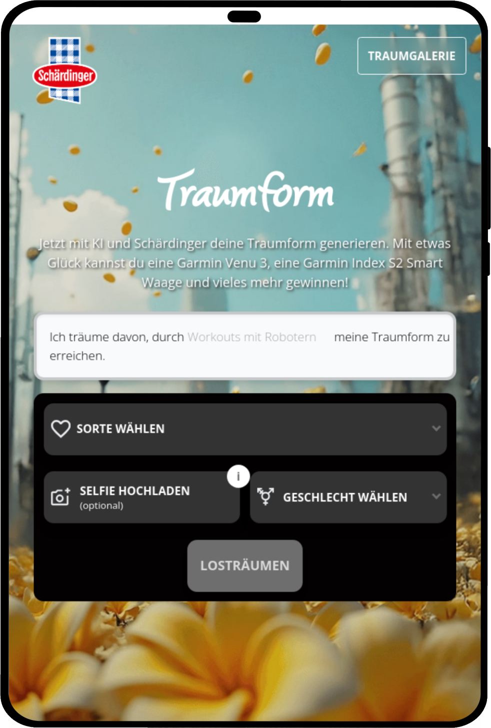 tablet_portrait screenshot of Snapshot to Dream Body: A Smart AI Experience