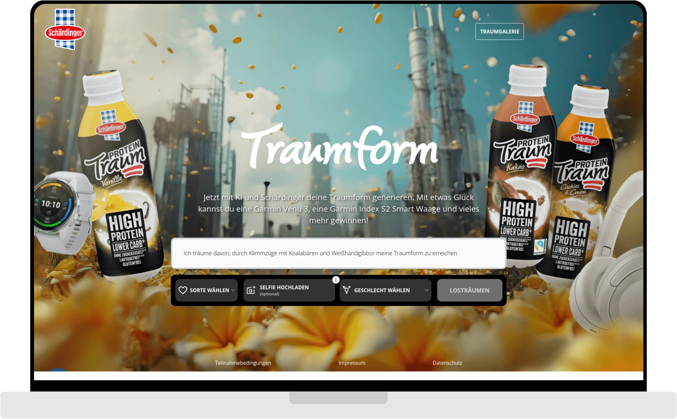 desktop screenshot of Snapshot to Dream Body: A Smart AI Experience