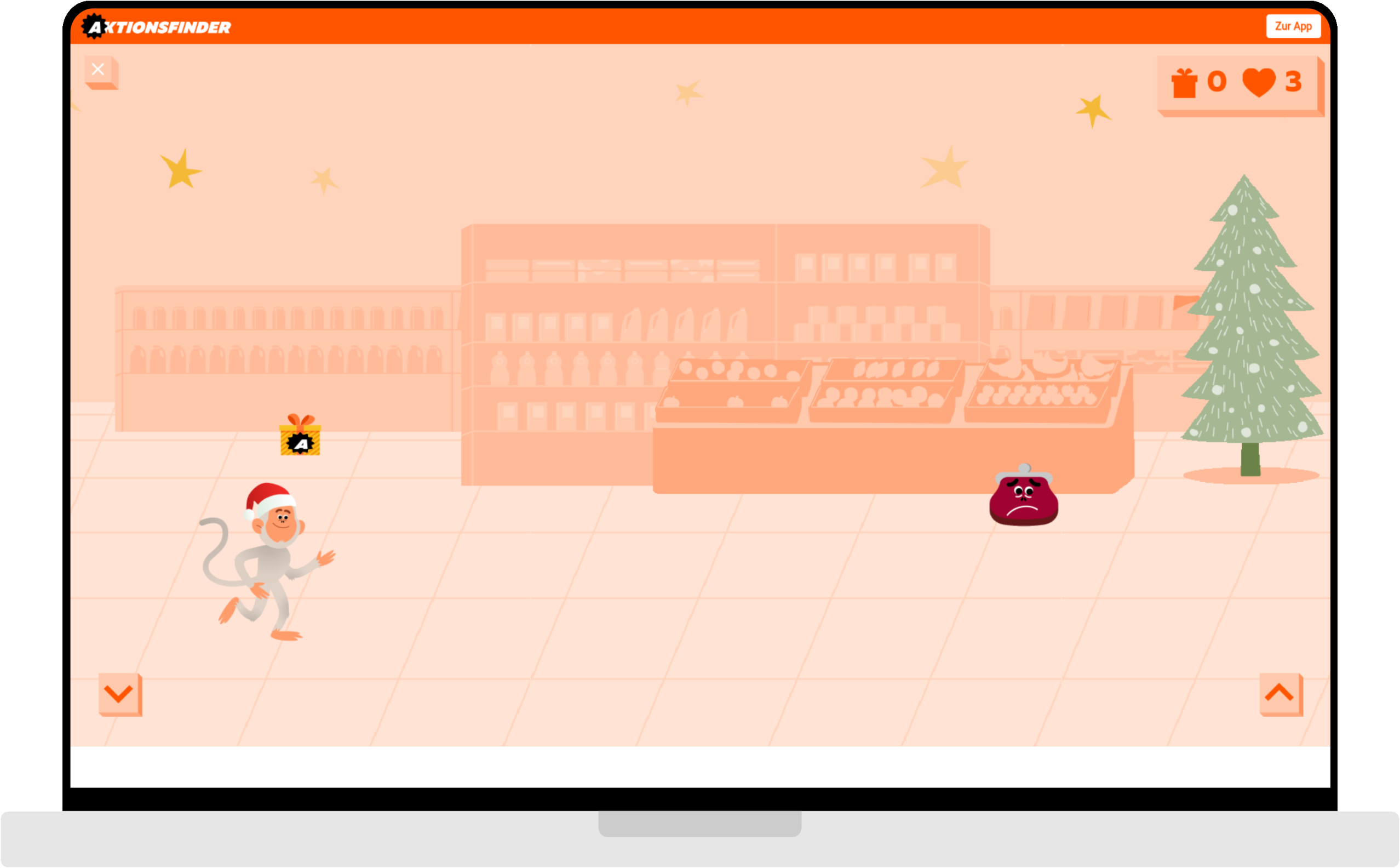desktop screenshot of Campaign Jump n&#039; run game
